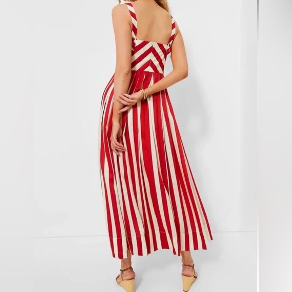 Tuckernuck Rouge Stripe Laina Dress in Red White S_NWT - Picture 2 of 9